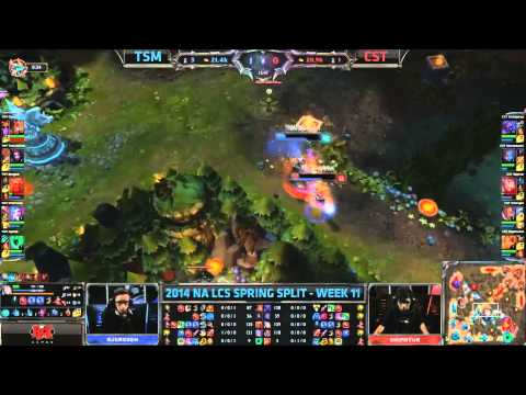 Bjergsen vs Shiphtur Awesome 1v1 Fight (TSM vs Coast)