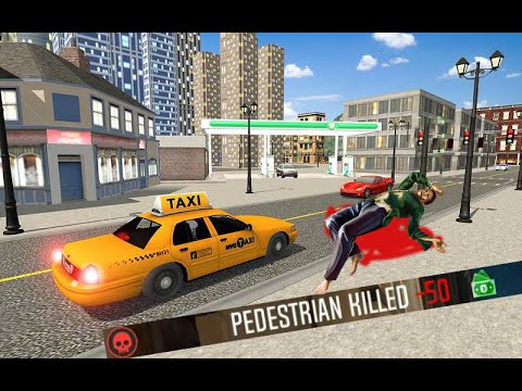 CRAZY SPEED UBER DRIVER IN CITY 🧔🚷 Taxi Sim 2020 - Best Android ios Car Game 2021
