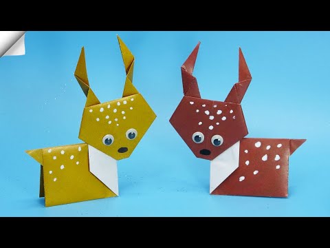 DIY paper crafts Paper toys Christmas crafts deer
