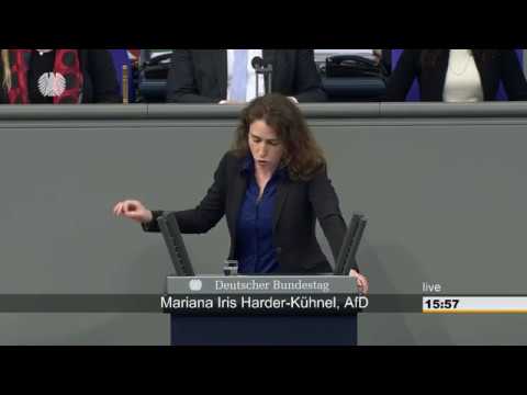Mariana Iris Harder Kühnel AFD, zum Thema Familie, Senioren, Frauen und Jugend vom 23.03.2017