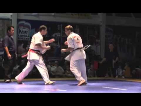 All Russian Championship 2012　Evgeny Asimov vs Evgeny Agapov SHINKYOKUSHINKAI KARATE