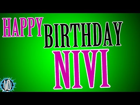 HAPPY BIRTHDAY NIVI! 10 Hours Non Stop Music & Animation For Party Time #Birthday #Nivi