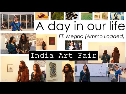 A Day In Our Life Ft. Megha At India Art Fair 2016 #OFT2D | VLOG 3 Video