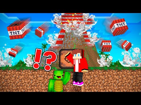 EPIC TNT VOLCANO vs Doomsday Bunker in Minecraft - Maizen JJ and Mikey