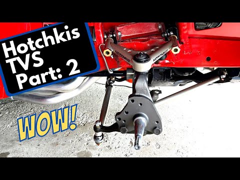 Mopar Hotchkis TVS Install Part 2 on the Cuda! (Front Suspension)
