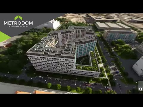 City Home lakópark H I J K épületek - 3D bemutató film - Metrodom lakóparkok