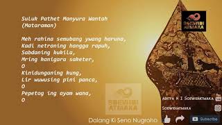Download lagu Latihan Suluk Mataraman: [10] Suluk Manyura Wantah Ki Seno Nugroho (Meh rahina semubang) mp3