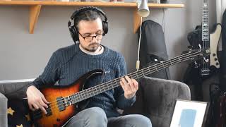 Video thumbnail for Modulus Quantum 4 Fretless hangteszt / soundcheck by kollektivband