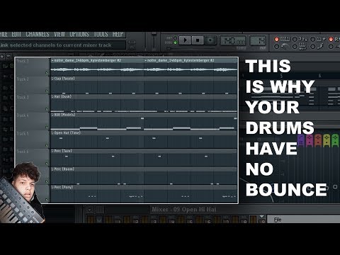 The Secret To Bouncy Drums | FL Studio Tutorial