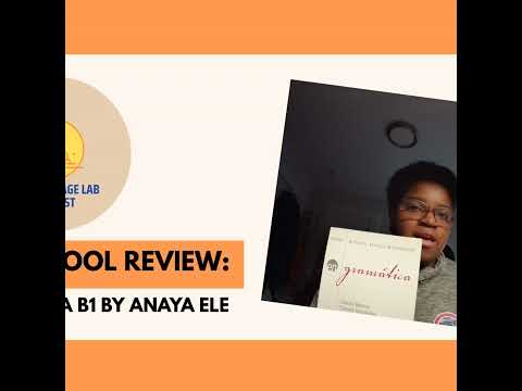 Gramática Medio B1, ANAYA ELE: A Lab Tool Book Review