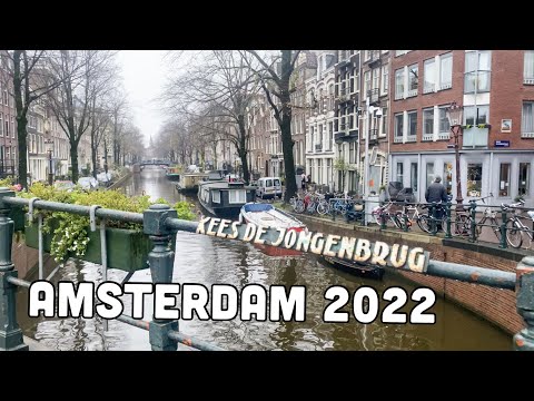 AMSTERDAM 2022 NEW YEAR WALK - HARD LOCKDOWN | Walking Tour | The Netherlands [4K ULTRA HD]