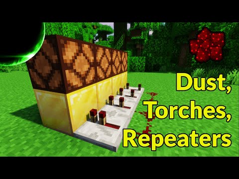 Redstone Dust, Torches, Repeaters, and Blocks Explained | Minecraft Redstone Engineering Tutorial