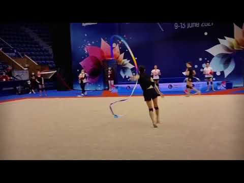 Linoy Ashram ribbon training 2021 ECH VARNA