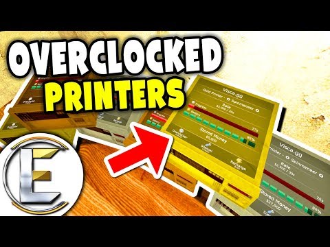 Overclocked Printers - Gmod DarkRP Life (Admins Tried To Sneak In My Base With A Invisibility Cloak)