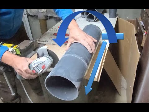 ⭕ Rohre schneiden mit Flex, Winkelschleifer oder Metall-Bügelsäge, Drehbar gelagert