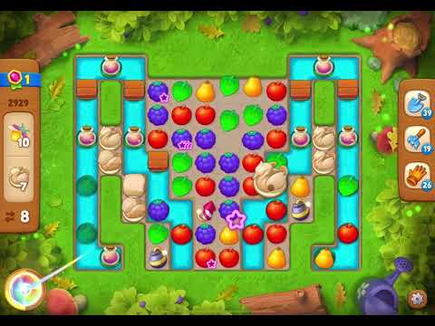 GardenScapes Level 2929 no boosters (15 moves)