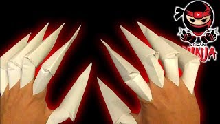 How to make: Origami Paper Claws (EASY)