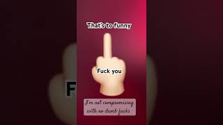 No not compromising with any one no means no fuck off losers (karmics)