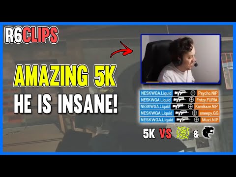 INSANE 5K FROM NESK AGAINST BRAZILIANS PROS 🔥🔥 - R6 STREAM HIGHLIGHTS | BEST OF SIEGE