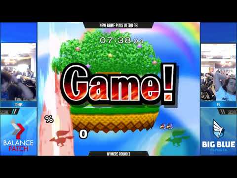 NGPU 38 SSBM - Johns (Blue Falco) vs. PJ (Default Falco) - Melee WR3
