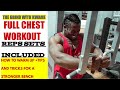 THE GRIND WITH KWAME EPISODE 4- CHEST WORKOUT FOR MEN AND WOMEN |MAKING MUSIC |