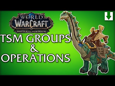 TSM Groups & Operations For Gold Making In WoW 8.3