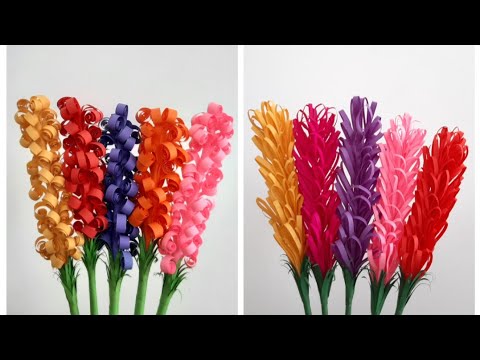 Beauty & Easy Making With Paper Flowers (part 1)|Paper flowers making|Paper Craft