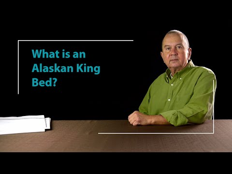 What is an Alaskan King Bed and where can one purchase bedding for it?