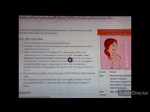 Lol SelenaTheGachaAndEditorGirlYes LufaemSinAcentoNo is in Horrible Vyonders wiki