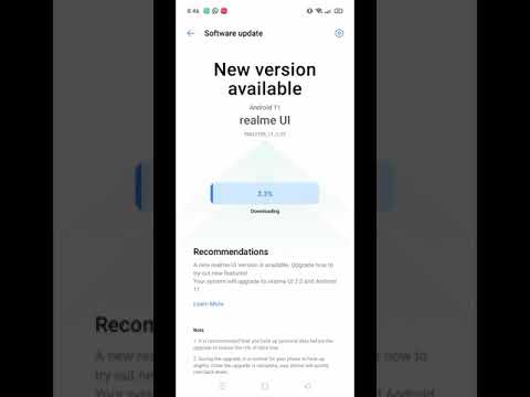 realme New version available#short