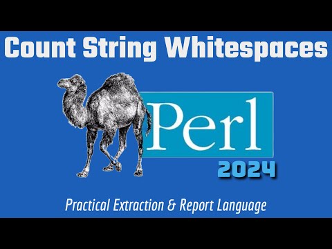 Learn Perl Programming: How To Count Whitespaces In A String 2024