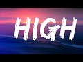 Stephen Sanchez - High (Lyrics) | Lyrics Video (Official)