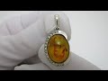 Відео огляд Срібний кулон 3160023-я