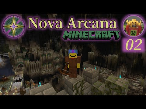 Jim in Nova Arcana Minecraft E02 - Back and Up and Emeralds Again!
