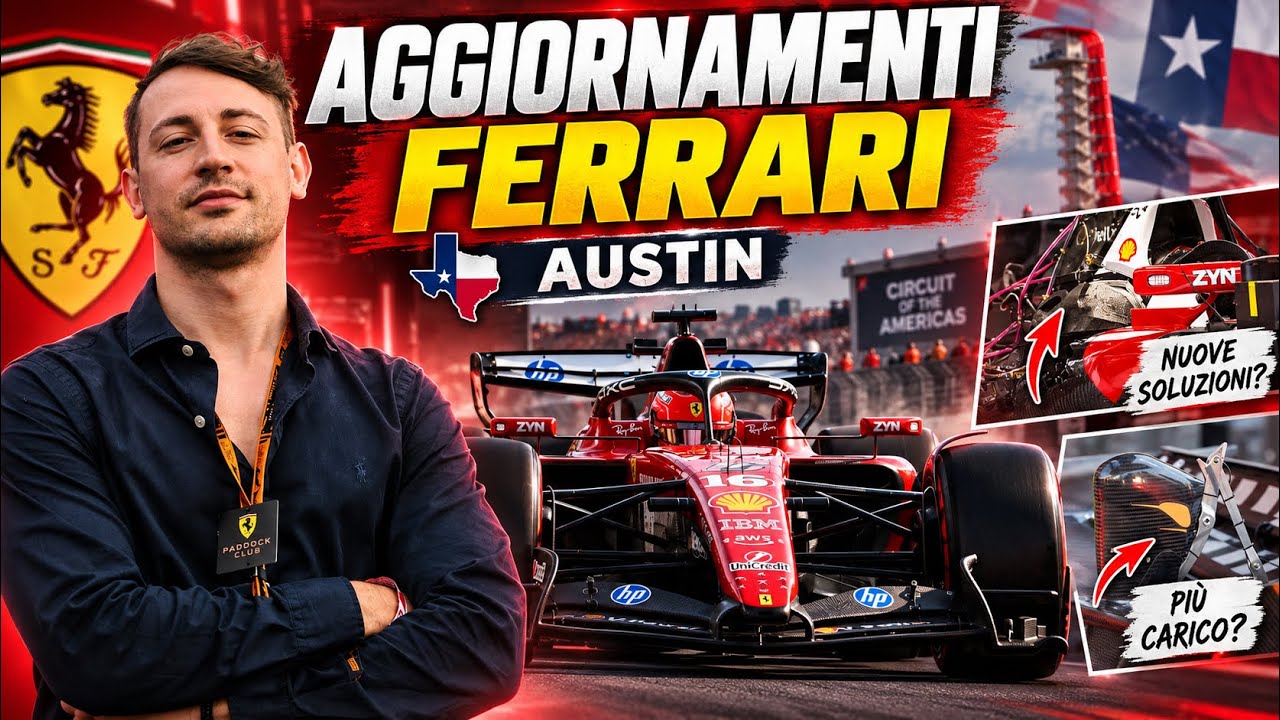 Ferrari: GRANDE EVOLUZIONE del fondo prevista ad Austin