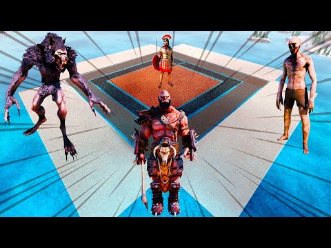 4 ARMIES 350,000 WEREWOLF - ORC - ZOMBIE vs 40,000 ROMAN GENERAL | Ultimate Epic Battle Simulator 2