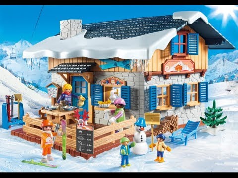 PLAYMOBIL 9280 Ski Lodge Family fun!