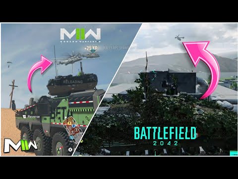 Tank Vs Transport Vehicles Destroy Modern Warfare 2 Vs Battlefield 2042 Comparison
