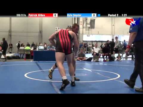 Patrick Gillen vs. Kyle Snyder at 2013 Junior Nationals - FILA - FS