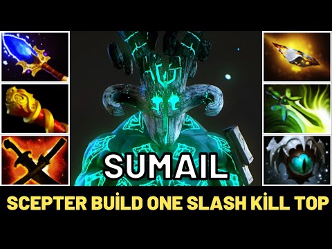 SUMAIL Juggernaut Scepter Build One Slash Kill Top 7.29 Dota 2