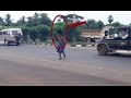 Ghost caught on tape following old man? Man ...