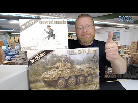 MBK packt aus SPEZIAL - 1:16 Sd.Kfz.234/2 "Puma" & Tank Commander (Das Werk, 16006 & 16007)