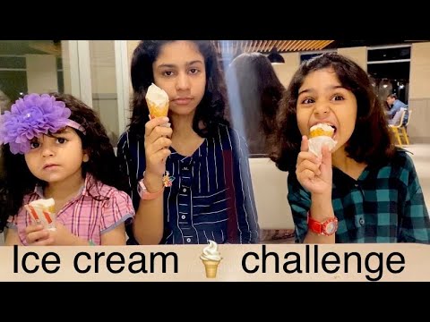 ICE CREAM CHALLENGE | Ice cream challenge | Areesha Aroush | KFC |