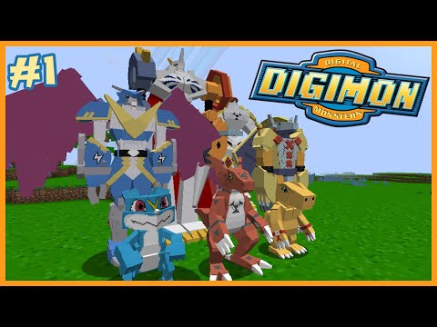 MY DIGITAL QUEST BEGINS! || Digimobs Cyber Quest (Minecraft Mod) Episode 1