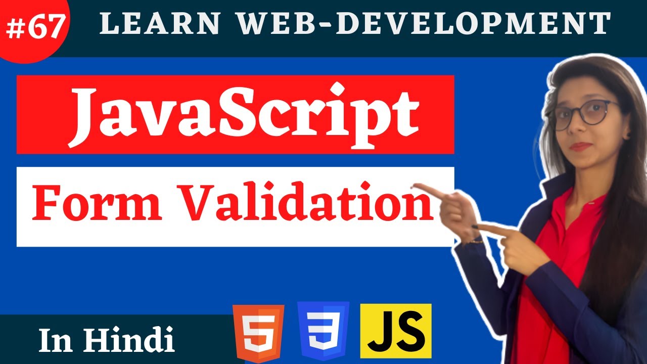 JavaScript Tutorial: Form Validation [hindi] | web development #67 #codewithsheetal #coder
