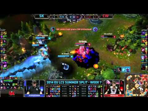 LCS Highlights SK Gaming vs Copenhagen Wolves SuperWeek 7 EU Summer 2014 S4 SK vs CW W7D2