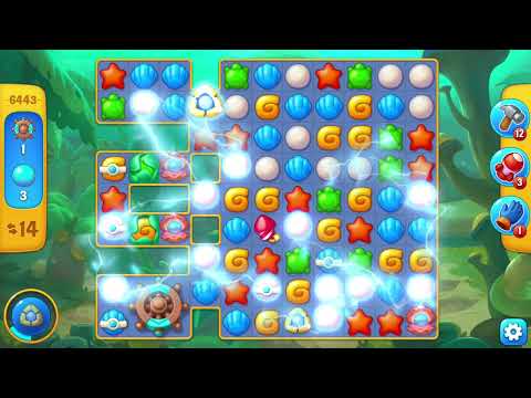 [FISHDOM Walkthrough] Level 6443 (Qua màn - Fishdom)