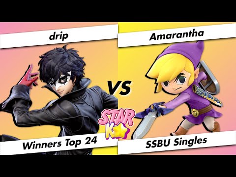 Star K.O. 2 Winners Top 24 - drip (Joker) Vs. BIG | Amarantha (Toon Link) - SSBU