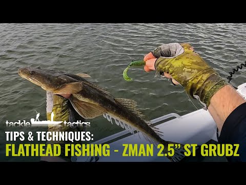 How to Catch Flathead on Soft Plastics - 5 Tips for Fishing the ZMan 2.5" ST GrubZ