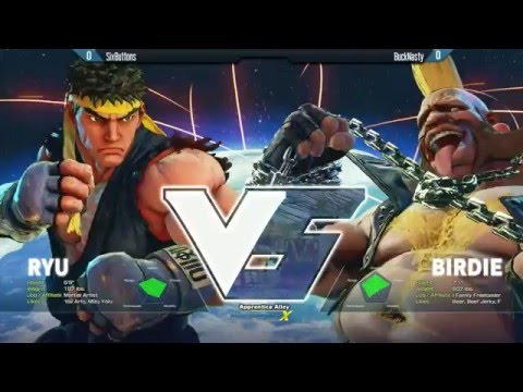 Street Fighter 5 Tournament: Winter Brawl X Pools - SixButtons (Ryu) vs BuckNasty (Birdie)